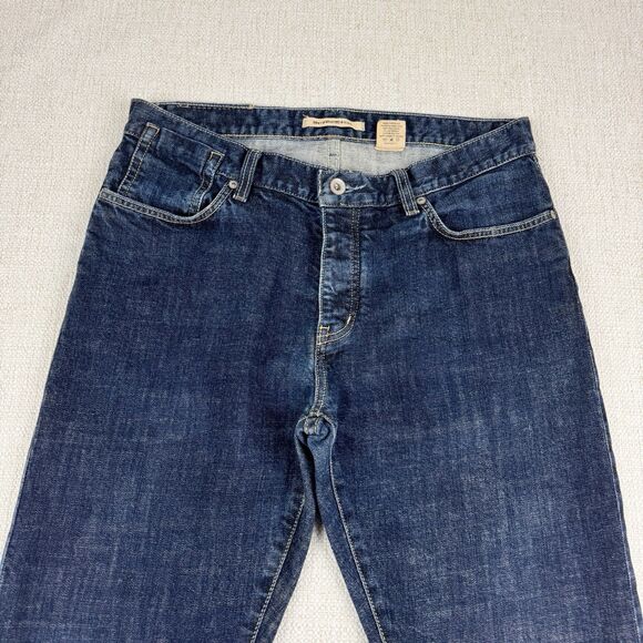 John Varvatos USA Bowery Jeans Men's Slim Straight Blue Denim Button Fly Size 32 - Picture 3 of 16